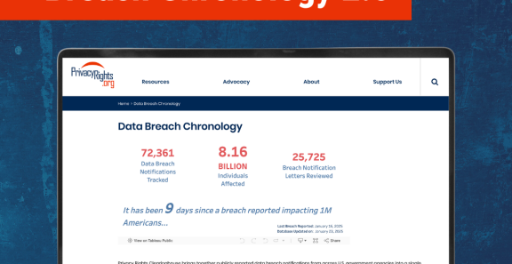 Data Breach Chronology 2.0